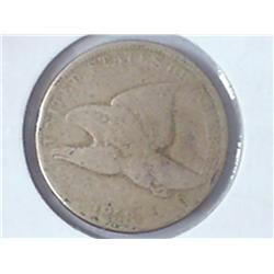 1858 (LARGE LETTER) FLYING EAGLE CENT