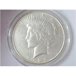 1925 PEACE SILVER DOLLAR