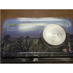 1995 MEXICO SILVER LIBERTAD (UNC) 1 OZ 99.9 SILVER