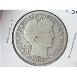 1900-S BARBER HALF DOLLAR