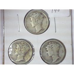 1920-P/D/S MERCURY DIMES