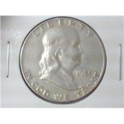 1951 FRANKLIN HALF DOLLAR