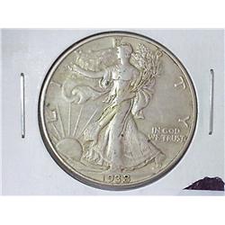 1938-D WALKING LIBERTY HALF DOLLAR (KEY DATE) (VF)