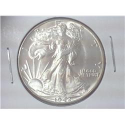 1942 WALKING LIBERTY HALF DOLLAR  (UNC)