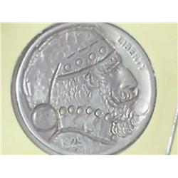 HOBO BUFFALO NICKEL (SANTA CLAUS)