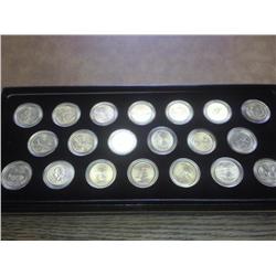 2003-04-P/D 24K GOLD PLATED QUARTERS (AS SHOWN)