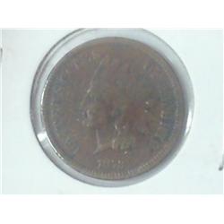 1872 INDIAN HEAD CENT (KEY DATE)