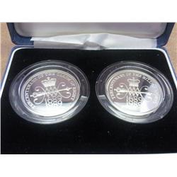 1989 UNITED KINGDOM 2 POUND COIN SET PROOF