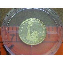 2000 LIBERIA $10 GOLD COIN PROOF