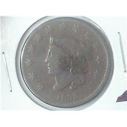 1833 US LARGE CENT