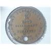 Image 2 : 1834 HARD TIMES TOKEN HT-10 RUNNING BOAR HOLED