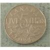 Image 1 : 1925 Canada 5 Cent Coin -Key Date, Nice