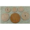 Image 1 : 6 Norway Coins 2-50 Ore 1939-1972
