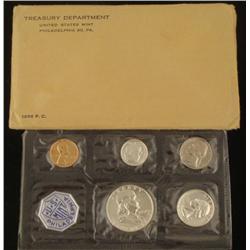 1956 US Proof Set 5 Coins w/ Envelope