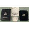 Image 1 : 2000 American Silver Eagle Dollar $1 Proof w/Box, COA