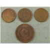 Image 1 : 4 Early AU-UNC Mexico Coins 1906-1941 1 & 2 Centavos