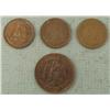 Image 2 : 4 Early AU-UNC Mexico Coins 1906-1941 1 & 2 Centavos