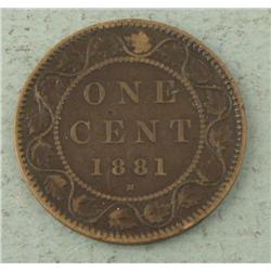 1881 H Canada Large Cent -High Grade