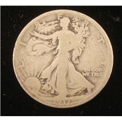1917-S (Reverse) Walking Liberty Half Dollar