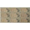 Image 1 : 9 Pcs of Indonesia 1 Sen Currency- Uncirculated