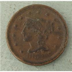 1854 U.S. Large Cent -Good Detail