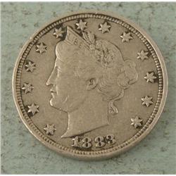 Very Hi Grade Liberty 1883 V Nickel -Good Detail, Nice