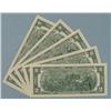 Image 2 : (5) 1976 $2 Bills Consecutive # G Mint Chicago Notes CU