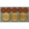 Image 2 : 5 Diff WWII OPA Red Point Tokens, 3 Presidential Medals