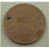 Image 2 : 1864, 1865 US 2 Two Cent Pieces Very Nice Grade