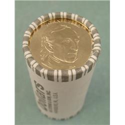 1 Roll 2009-D Tyler Presidential Dollar 25 Coin