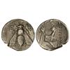 Image 1 : Tetradracma. -  390-330 a.C. -  IONIA. EFESO. -  Anv.: Abeja con alas rectas, a los lados E-¶. Rev.: