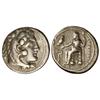 Image 1 : Tetradracma. -  336-323 a.C. -  ALEJANDRO MAGNO. -  Anv.: Cabeza de Hércules con piel de león a dere