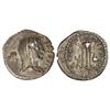 Image 1 : Denario. -  Acuñada el 43-42 a.C. -  BRUTO. -  L. Sestius. -  Anv.: Busto velado de Libertad a derec