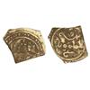 Image 1 : Fracción de dinar. -  YAHA AL MAMUN. -  TOLEDO. VALENCIA. -  0,50 grs. AU. V.- 1127 var. MBC. -  -