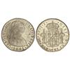 Image 1 : 8 Reales. -  1801. -  LIMA. -  I.J. -  Restos de brillo original. Cordoncillo del canto irregular. C