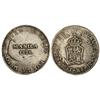 Image 1 : 8 Reales. -  1828. -  MANILA. -  Acuñada sobre una moneda de 8 Reales Perú 1827 Lima J.M. (Pequeñas