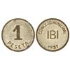 Image 1 : 1 Peseta. -  1937. -  C.M. de IBI. -  Br.Ni. EBC-. -  -