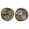 Image 1 : Hemidracma. -  400-350 a.C. -  CHERRONESOS. -  Anv.: Mitad de león a derecha. Rev.: Cuadro incuso di
