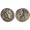 Image 1 : Tetradracma. -  336-323 a.C. -  ALEJANDRO MAGNO. -  Anv.: Cabeza de Hércules con piel de león a dere
