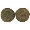Image 1 : As. -  ÉPOCA DE TIBERIO. -  CAESARAUGUSTA. -  Anv.: TI. CAESAR DIVI. AVGVSTI F. AVGVSTVS. Cabeza lau