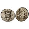 Denario. -  119 a.C. -  FURIA-18. -  M. Furius L. f. Philus. -  Anv.: Cabeza de Jano bifronte, alred
