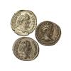 Lote 3 Denarios. -  SEPTIMIO SEVERO. -  Rev.: P. M. TR. P. XIIII COS. II P. P., P. M. TR. P. XVII CO
