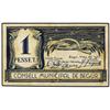 Image 1 : Lote 2 billetes 50 Cènitms y 1 Pesseta. -  Maig 1937. -  C.M. de BEGUR. -  AT-347/348; T-415/416. MB