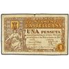 Image 1 : 1 Pesseta. -  30 Novembre 1937. -  Aj. de CASTELLDANS. -  (Algo sucio). AT-711; T-836. MBC-. -  -