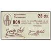Image 1 : 25 Cèntims. -  Juny 1937. -  Aj. de TORRELAMEU. -  ESCASO. AT-2549; T-2966. EBC-. -  -