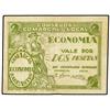 Image 1 : Lote 2 billetes 1 y 2 Pesetas. -  S/F. -  C. COMARCAL Y LOCAL ECONOMÍA BARBASTRO (Huesca). -  (El de