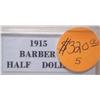 Image 2 : 1915 Barber Half Dollar