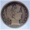 Image 1 : 1915 Barber Half Dollar