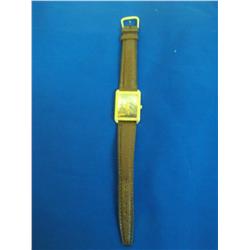 Fashionable Watch w/ Leather Strap