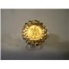 Image 2 : Pure Gold  2.5 Peso Coin in 14K Gold Ring